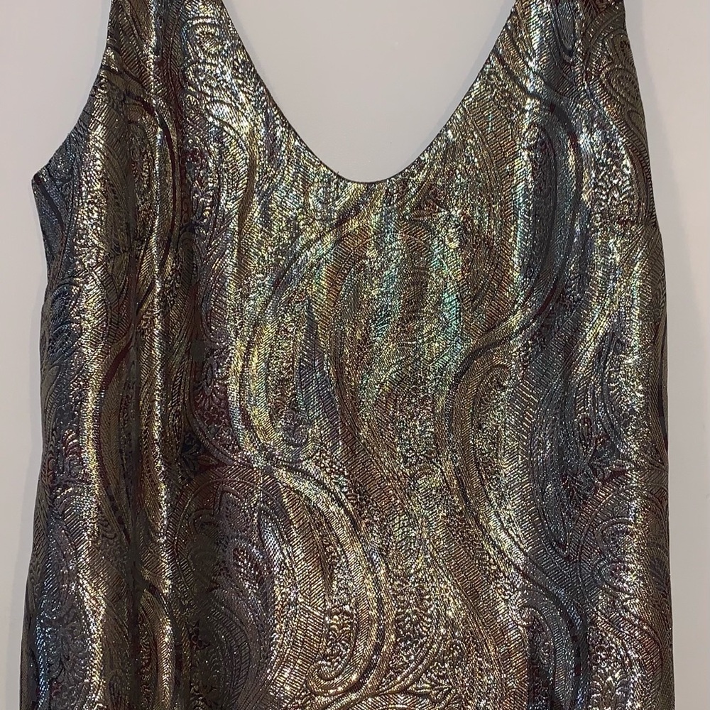 Sleeveless Silk Top